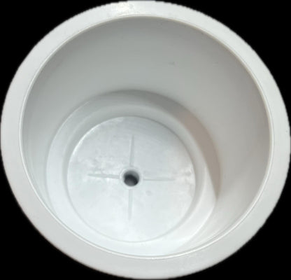 Universal White Drink Cup Holder Mount Storage with Drain Hole