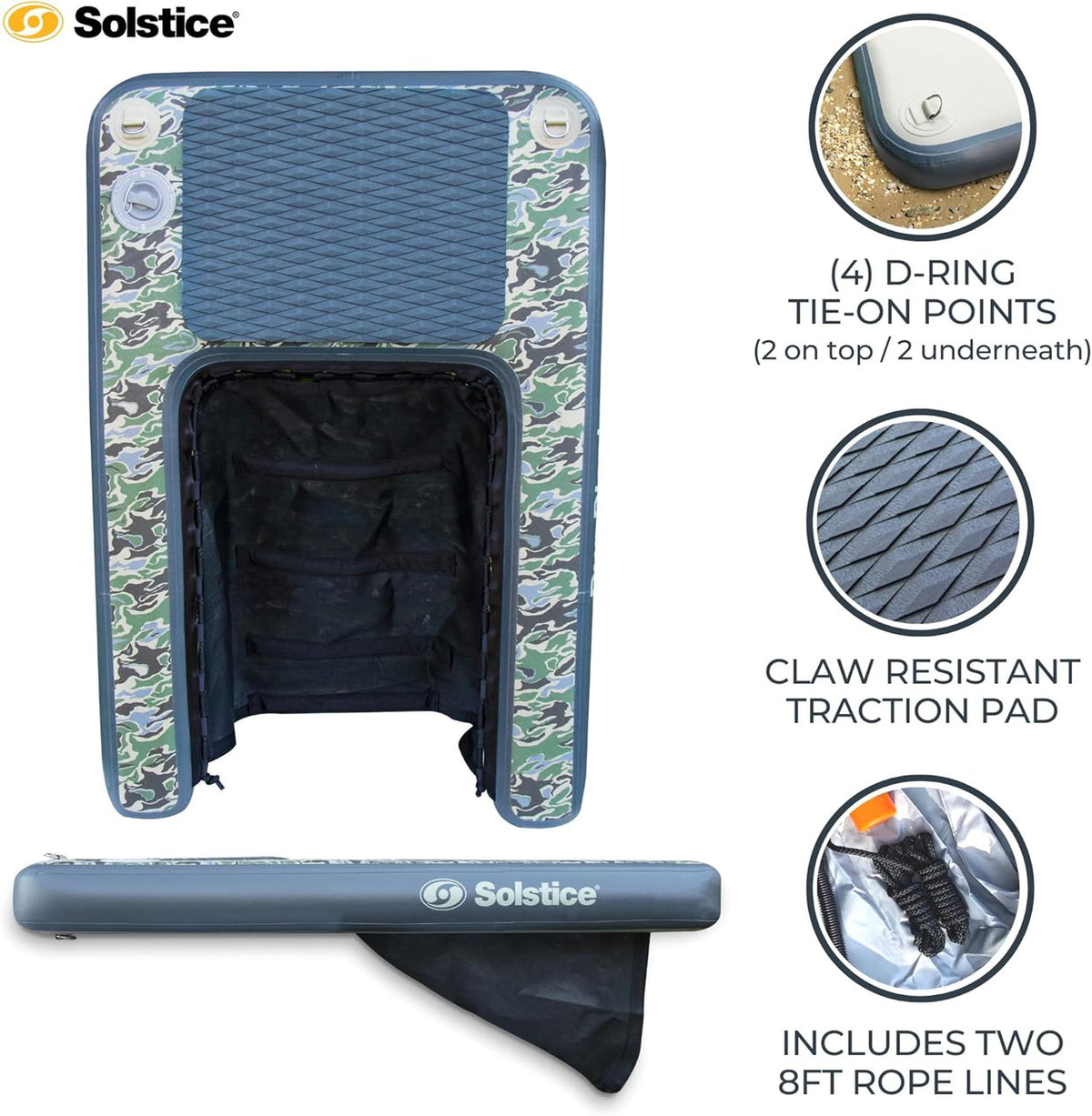 33250 Solstice Pup Plank Sport Inflatable Dog Ramp XL (Up To 200 Pounds)