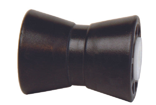 86407 Tie Down 5" Engineering KeelHull Black Vinyl Trailer Roller