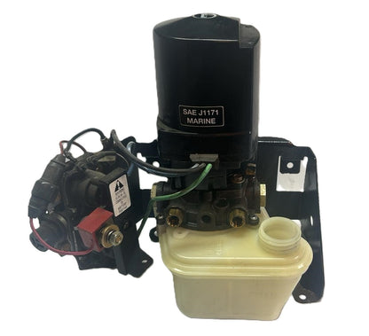 USED 865380A25 Mercruiser Power Trim & Tilt Pump + Bracket  SAE J1171 NO CAP