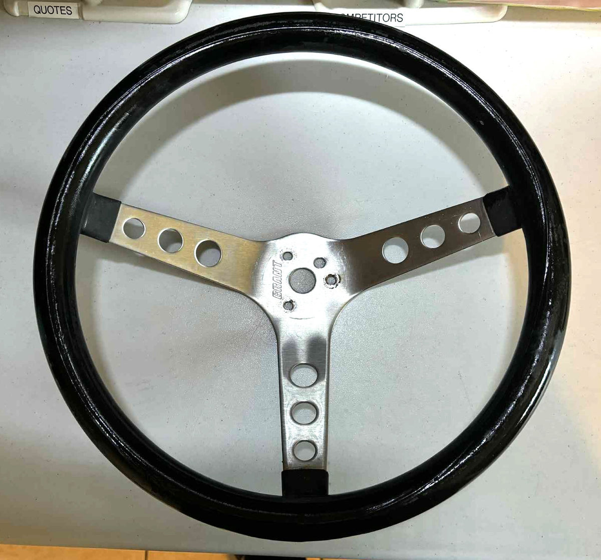 USED Grant Classic Appr. 13 1/2" Black Steering Wheel