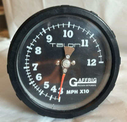 USED 4X10 Gaffrig Black 4-5/8″ 120 MPH Liquid Filled Speedometer