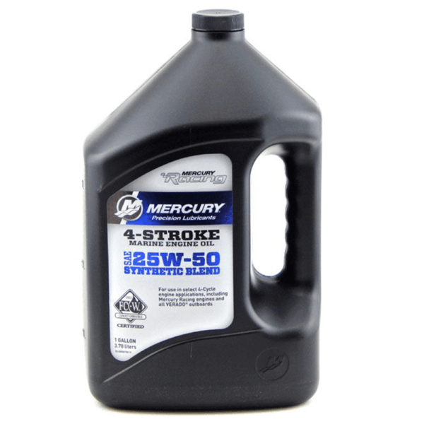 8M0078014 Mercury 4 Stroke Engine 25W-50 Synthetic Blend Oil  4L