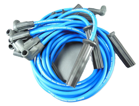 9-28011 Mallory Mercruiser Plug Wire Set V8 GM Engines w HEI Style Cap