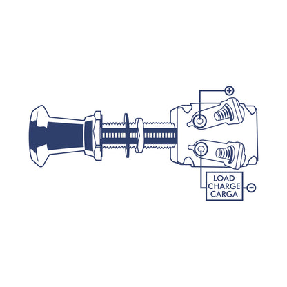 MP39380 Sierra Waterproof Off/On SPST Push-Pull Switch