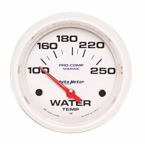 200763 Auto Meter  2-5/8" Water Temp Gauge