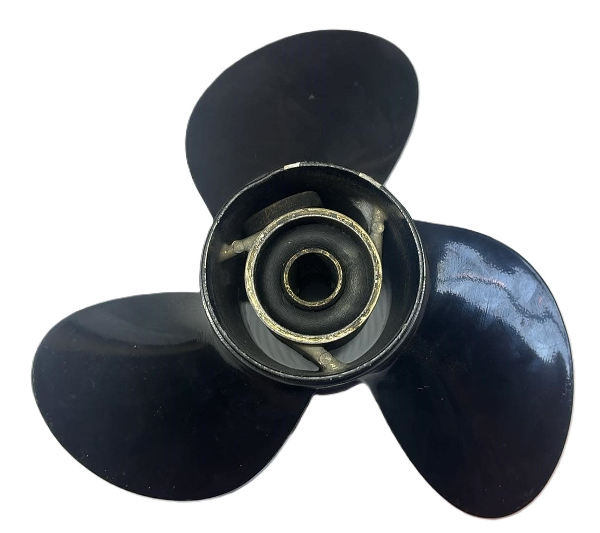 USED 391536 OMC Evinrude Johnson Aluminum Propeller 15-1/2 x13 Standard RH