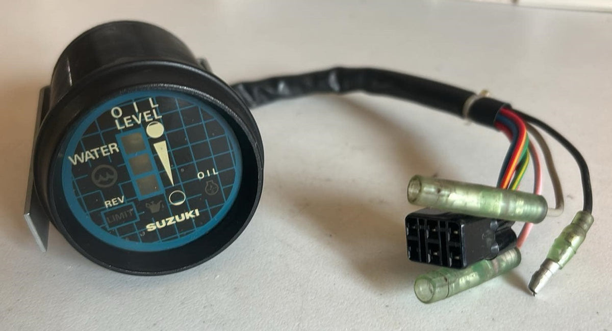 USED 34700-94631 Suzuki 2" Oil / Water Level Multi Function Gauge