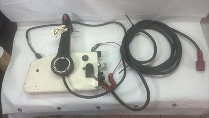 USED 396106 OMC Johnson Evinrude Side Mount Remote Control Box w Trim