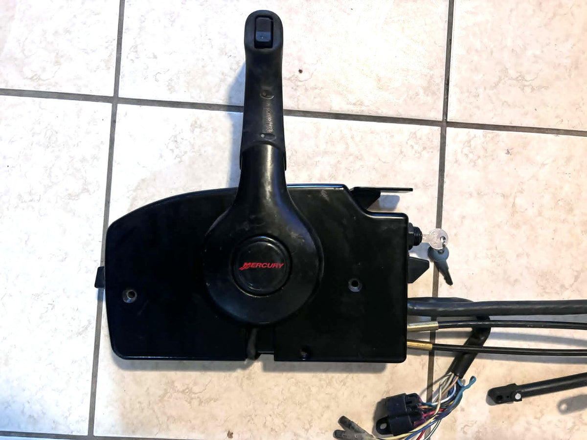 USED 881170A20 Mercury Side Mount Remote Control w Tilt Switch + Cables