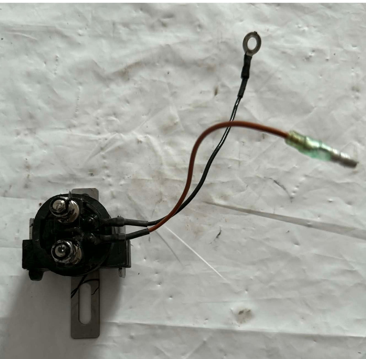 USED 825096T01 Mercury Starter Solenoid with Bracket 8-90hp