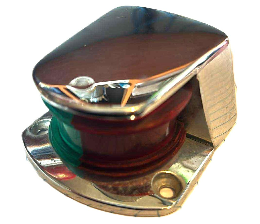 USED 6375D6 Attwood Zamak Bi-Color Bow Light EMPTY SHELL