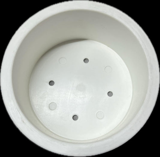 Universal White Drink Cup Holder Mount Storage with Drain 4 Holes