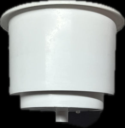 Universal White Drink Cup Holder Mount Storage with Drain Hole