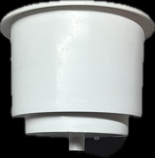 Universal White Drink Cup Holder Mount Storage with Drain Hole