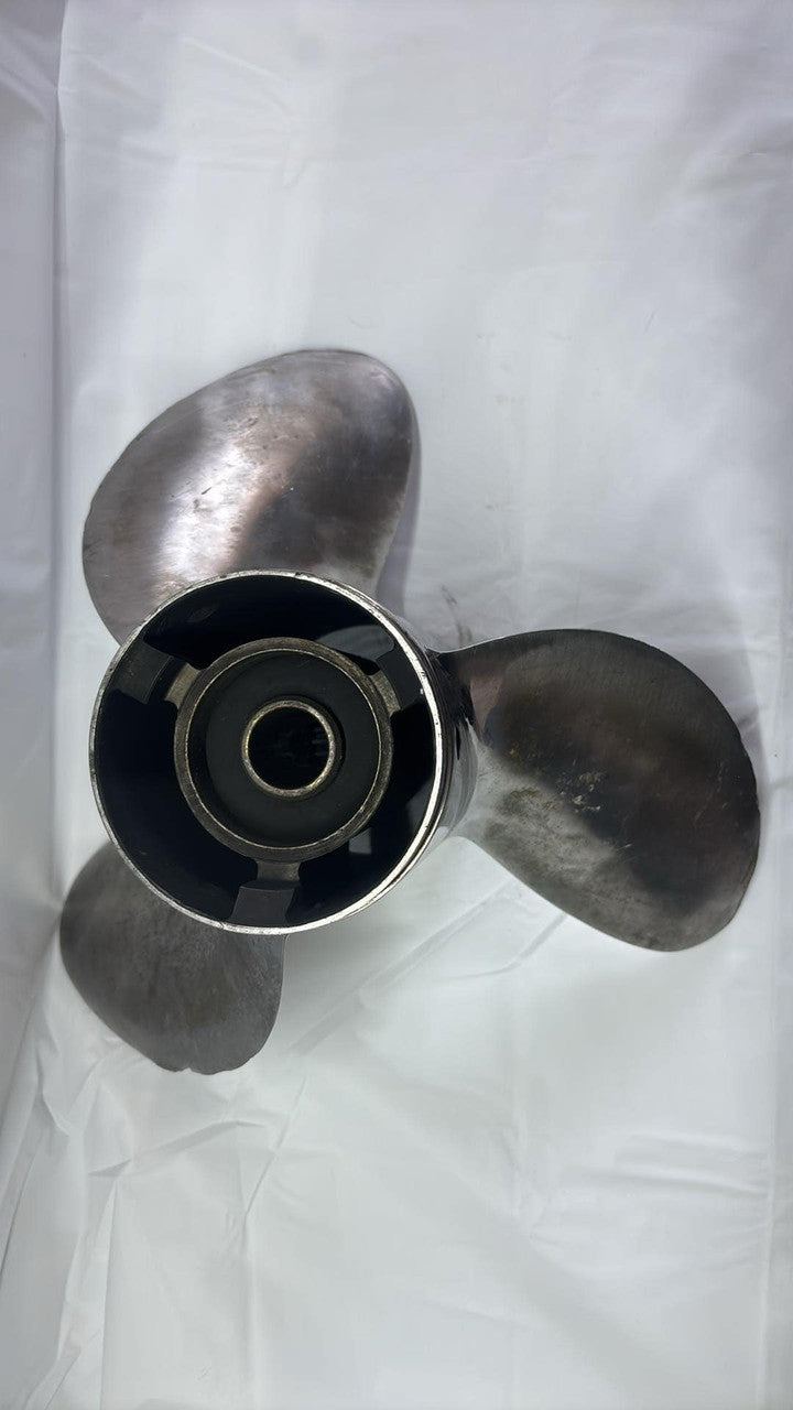 USED 394754 Raker Prop Johnson Evinrude Stainless Steel 14 1/2 x 22P