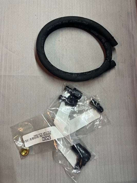 137-9158 Mayfair Remote Hose Kit Power Steering Return Dump Cap Single Bravo & Single Ram