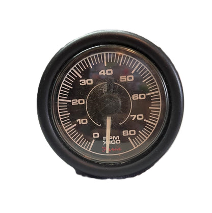 Used Faria Tachometer RPM x100 Blackface