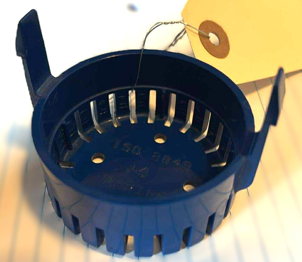 USED 8849 Rule Blue Manual Bilge Pump Base Only