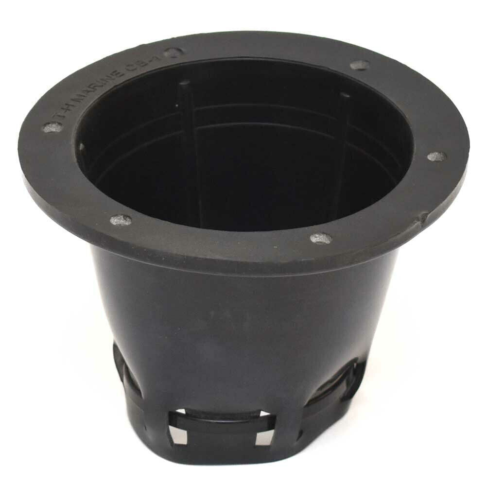 CB-1 T-H Marine 3" Black Splashwell Plastic Cable Boot For Wires CB1