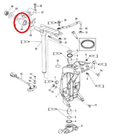 816385 Quicksilver Mercury Mount
