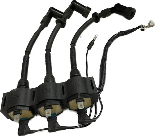 USED Honda Outboard Motors MP14 Ignition Coil /Spark Plug Wire Set 3 35-50hp