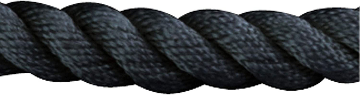 301110015BK-1 Sea-Dog Twisted Black Dock Rope 3/8 x 15’