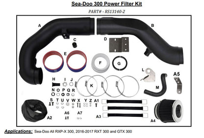 RS13140-2 Riva Racing Sea-Doo 300 Power Filter Kit