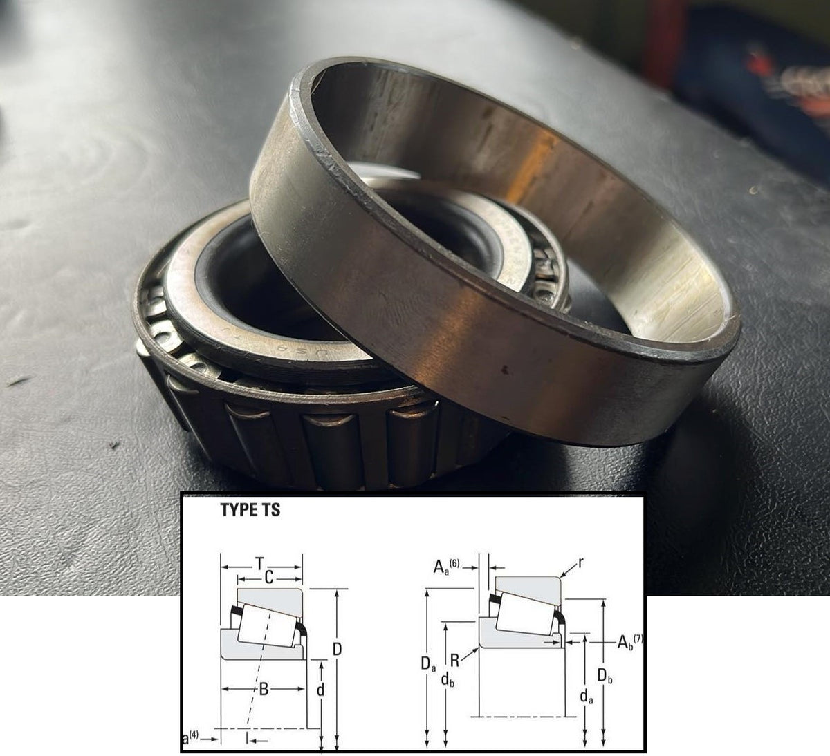 USED 25580 + 25520 Timken Tapered Roller Bearing and Race