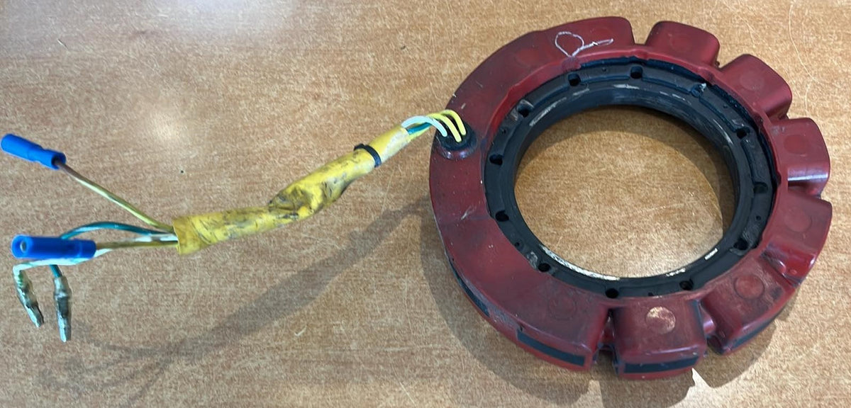 USED 832075A4 Mercury Mariner Red Stator Assembly 30-125hp