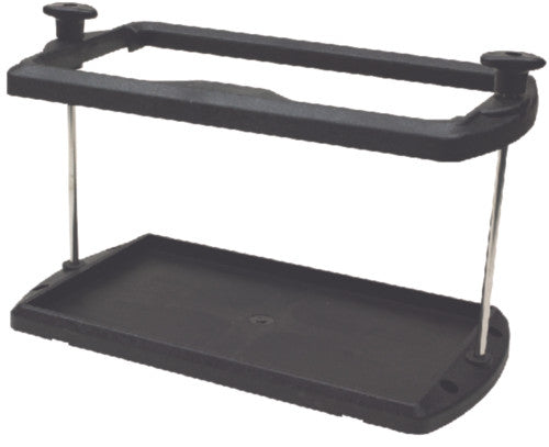 21961 Seachoice Premium Battery Tray W SS Hold Down Rods 24