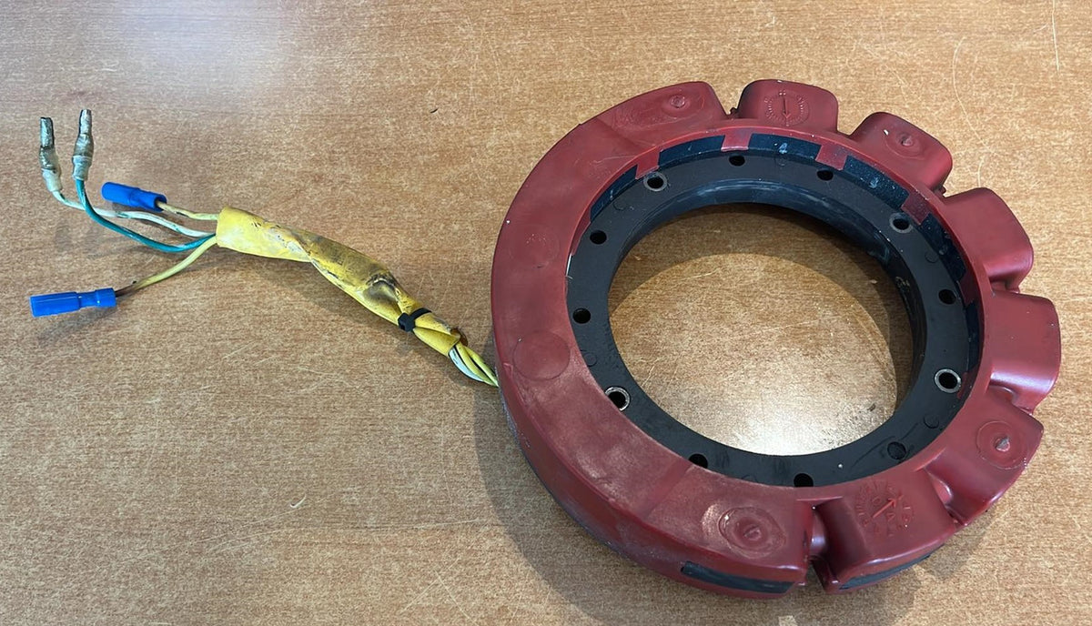 USED 832075A4 Mercury Mariner Red Stator Assembly 30-125hp