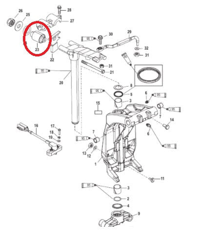 816385 Quicksilver Mercury Mount