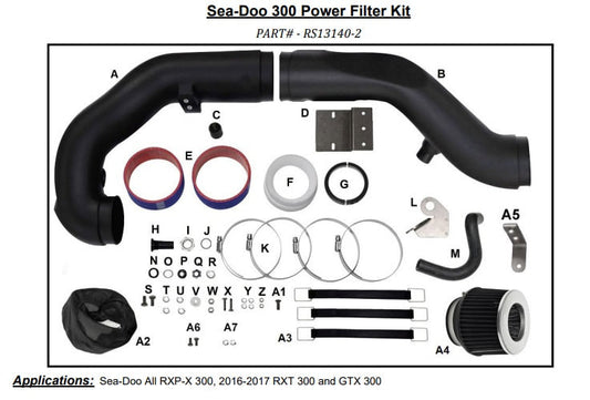 RS13140-2 Riva Racing Sea-Doo 300 Power Filter Kit