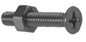 763 Handi-Man SS Phillips Machine Pan Head Screw w Nut 1/4-20 x 3