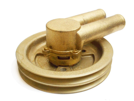 21214596 Volvo Penta Sea Impeller Water Pump with Double V Belt Pulley