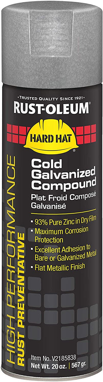 V2185838 Rust-Oleum Cold Galvanizing Compound Zinc Rich Gray Coating