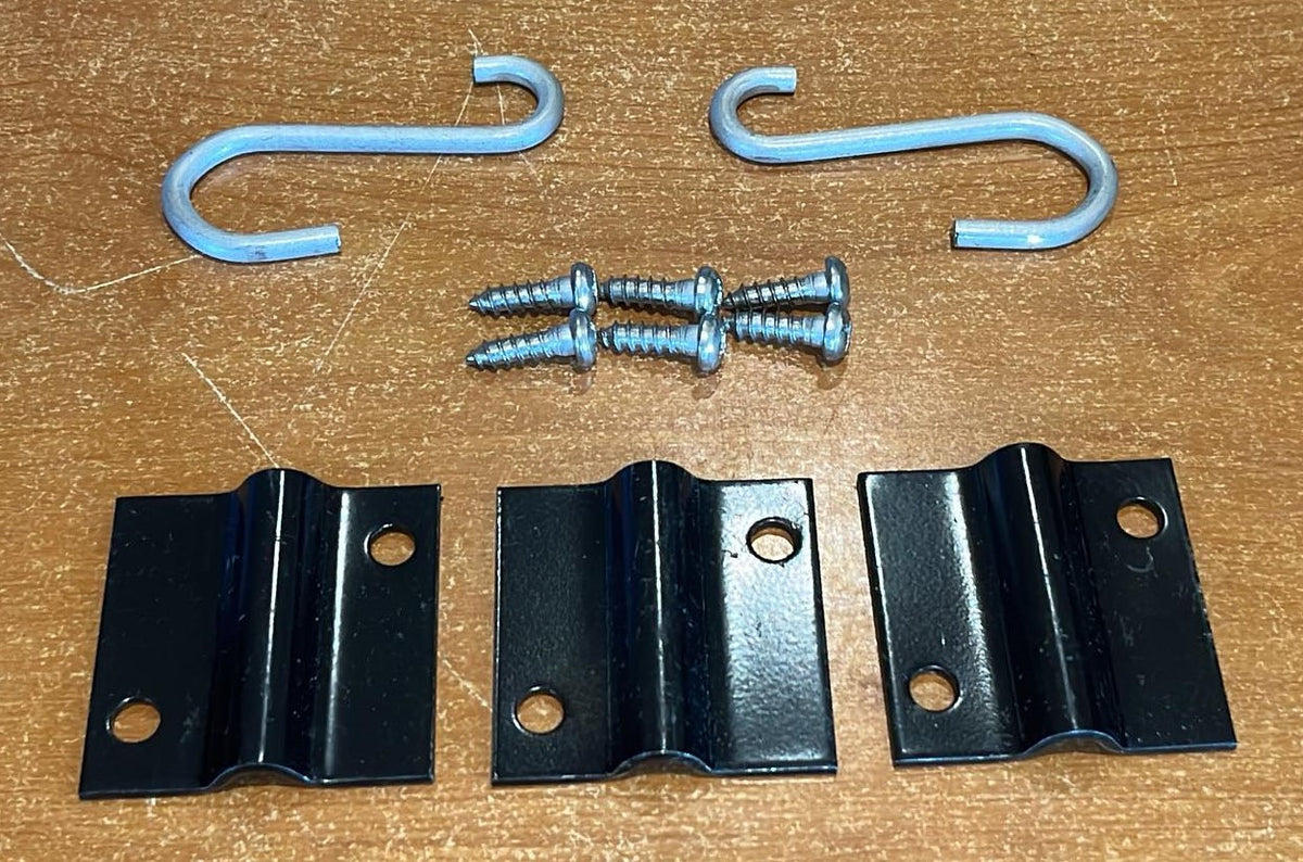 12320 + 79968 Quicksilver Mercury Remote Oil Tank Hold Down Brackets & Screws Only