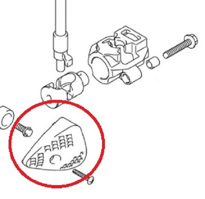17637-93L00 Suzuki Water Filter Front Port Side DF250-DF300