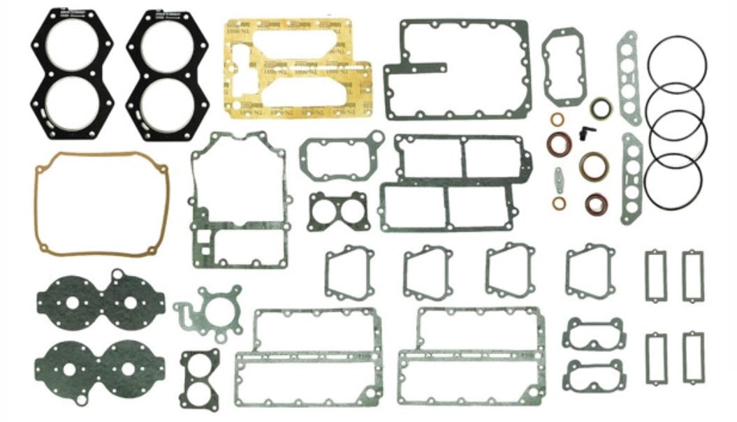 9-64112 Mallory Powerhead Gasket Kit 1977-1992 90hp V4 Johnson (No Base Gasket)