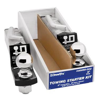 40058002 Fulton Draw-Tite Trailer Hitch Ball Mount Starter Kit, 2/PK