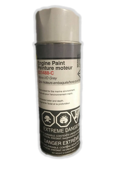 025488-C Moeller 1989+ Volvo Sterndrive Grey Engine Paint 12oz