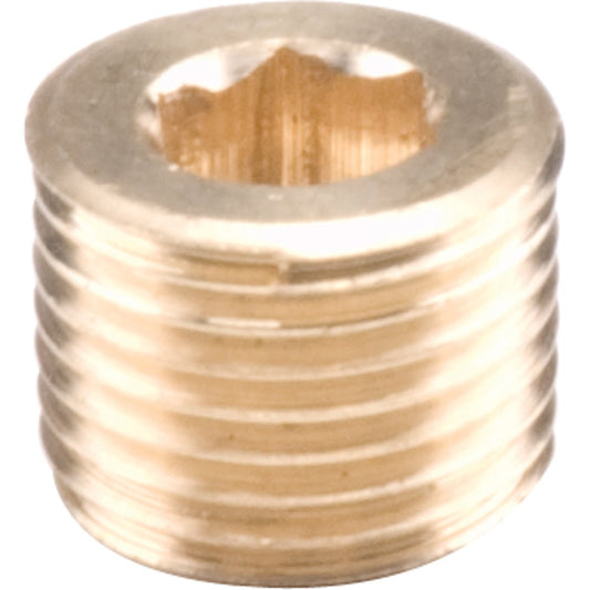 TDV418 Dominion Countersunk Hex Brass Pipe Plugs