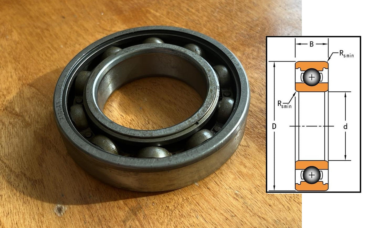 USED 6210 C3 Fafnir Deep Groove Ball Bearings (Open Type)