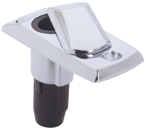 911339-7 Attwood Stowaway Rectangular 2-Pin Chrome Zamak Base