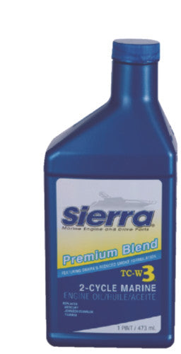 18-9500-1 Sierra 2 Cycle Premium Blend TC-W3 Marine Oil 473ml