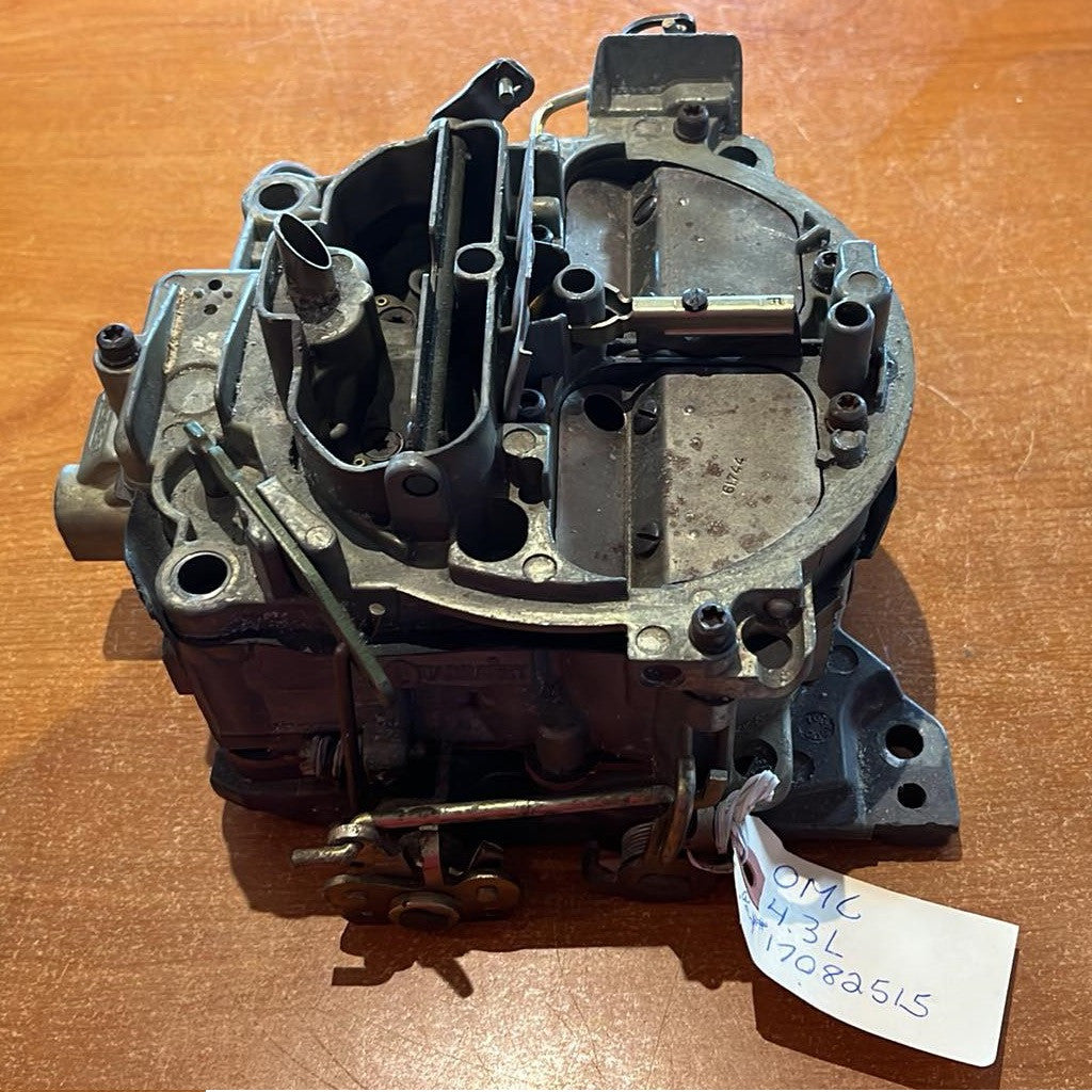 USED 17082515 OMC 4.3L Rochester Quadrajet 4 Barrel Carburetor