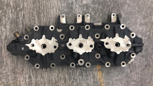 USED 354574 OMC Evinrude 300hp Etec Outboard Motor Cylinder Head Port
