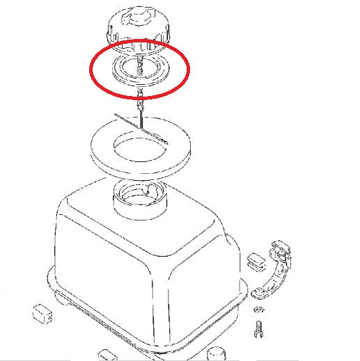65561-98600 Suzuki Tank Cap Gasket