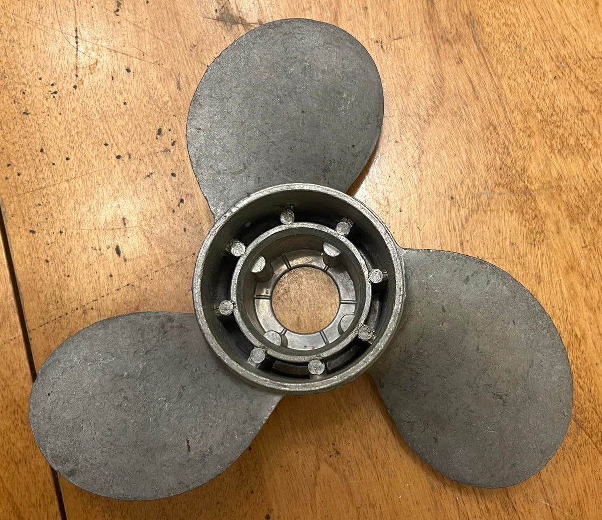 USED 46021 Eska Sears Vintage Aluminum 3 Blade Propeller